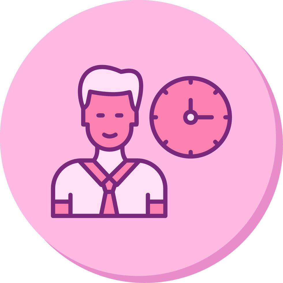 Work Time Vector Icon