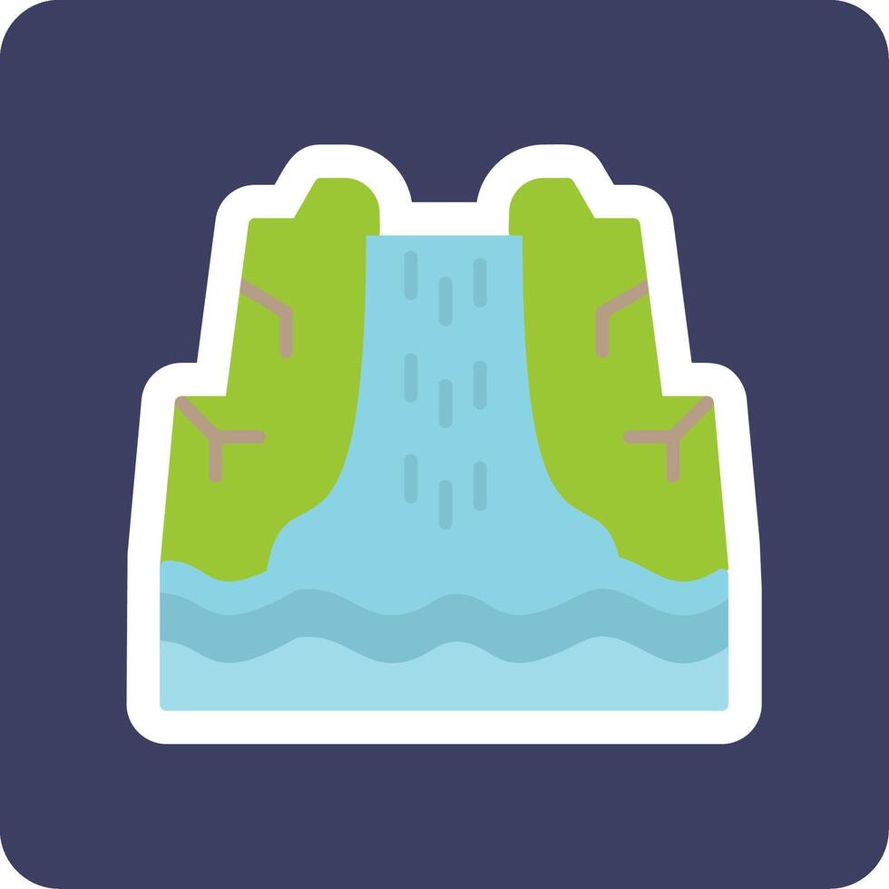 Waterfal Vector Icon