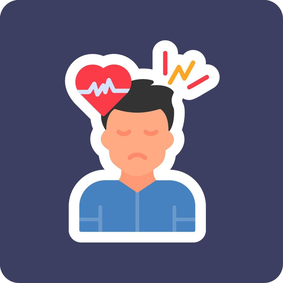 Tachycardia Vector Icon