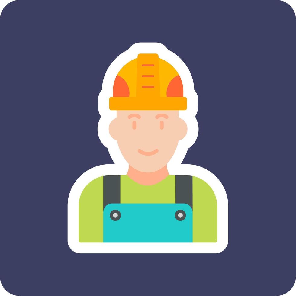 Factory Worker Vector Icon