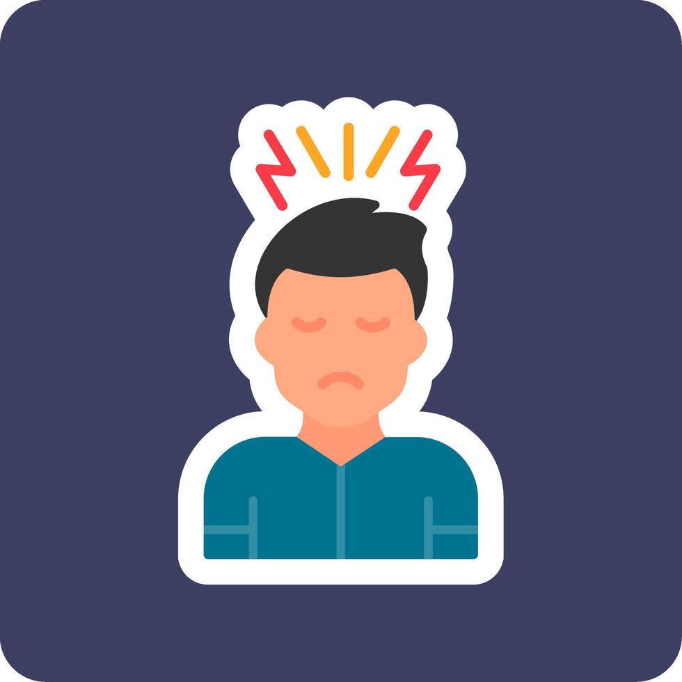 Stress Vector Icon