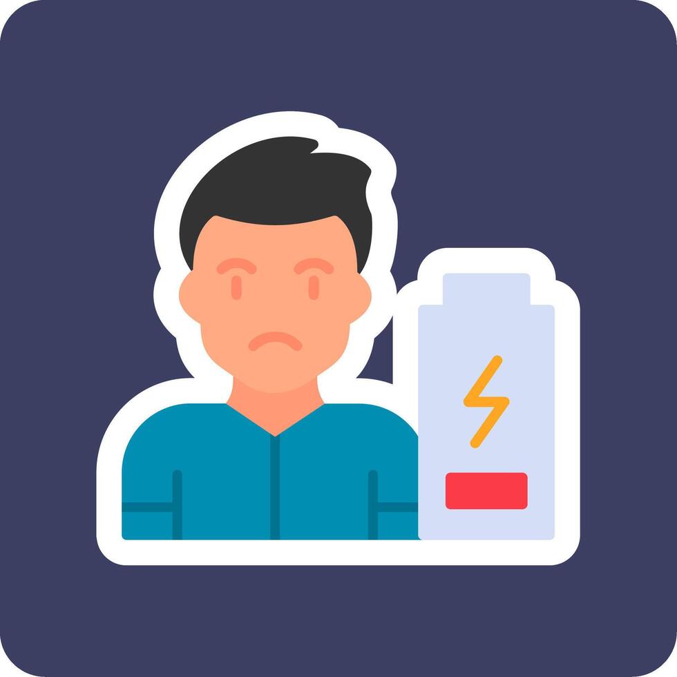 No Energy Vector Icon