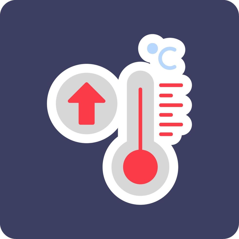High Temperature Vector Icon