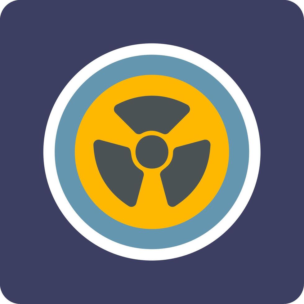 Radiation Vector Icon