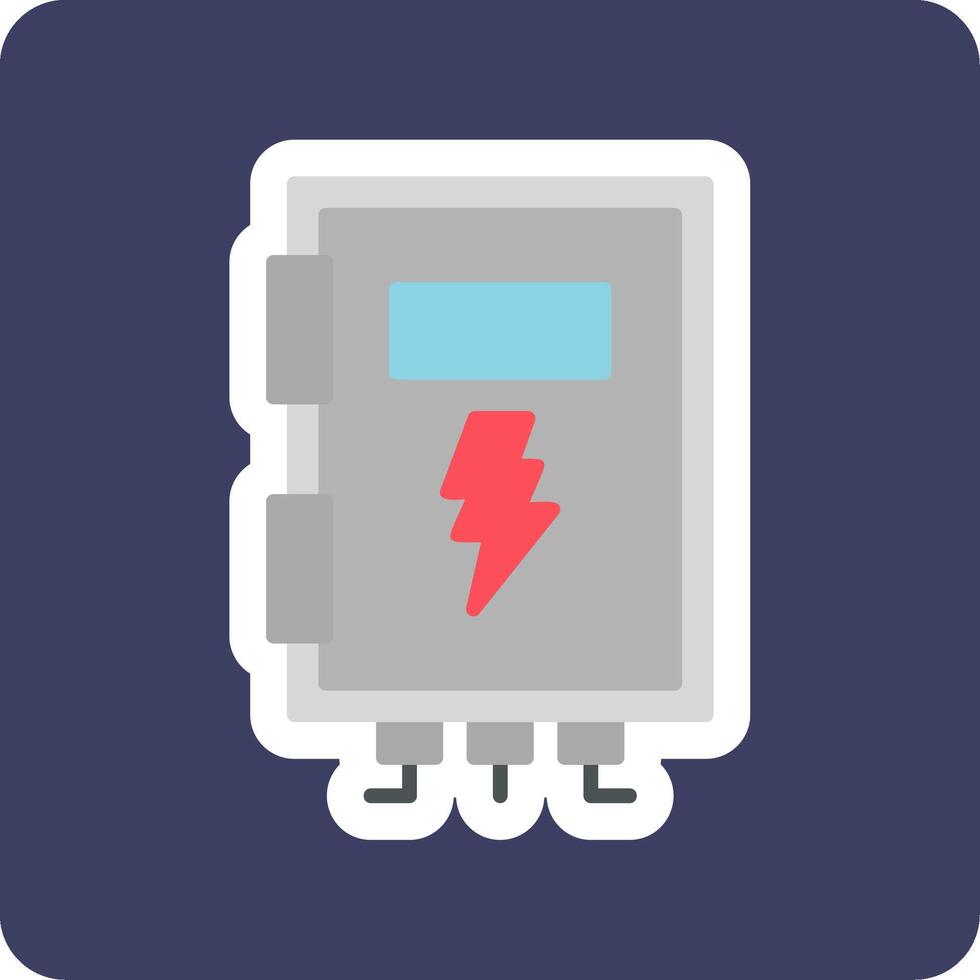 High Voltage Box Vector Icon