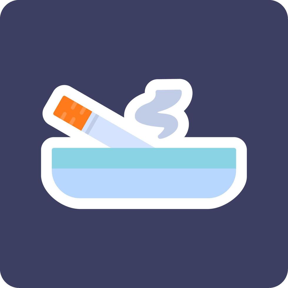Ashtray Vector Icon