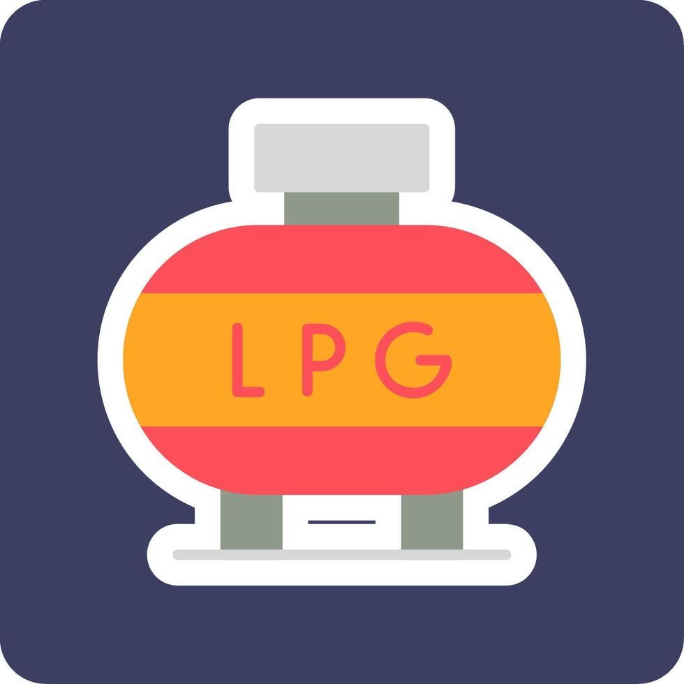 Liquefied Petroleum Gas Vector Icon