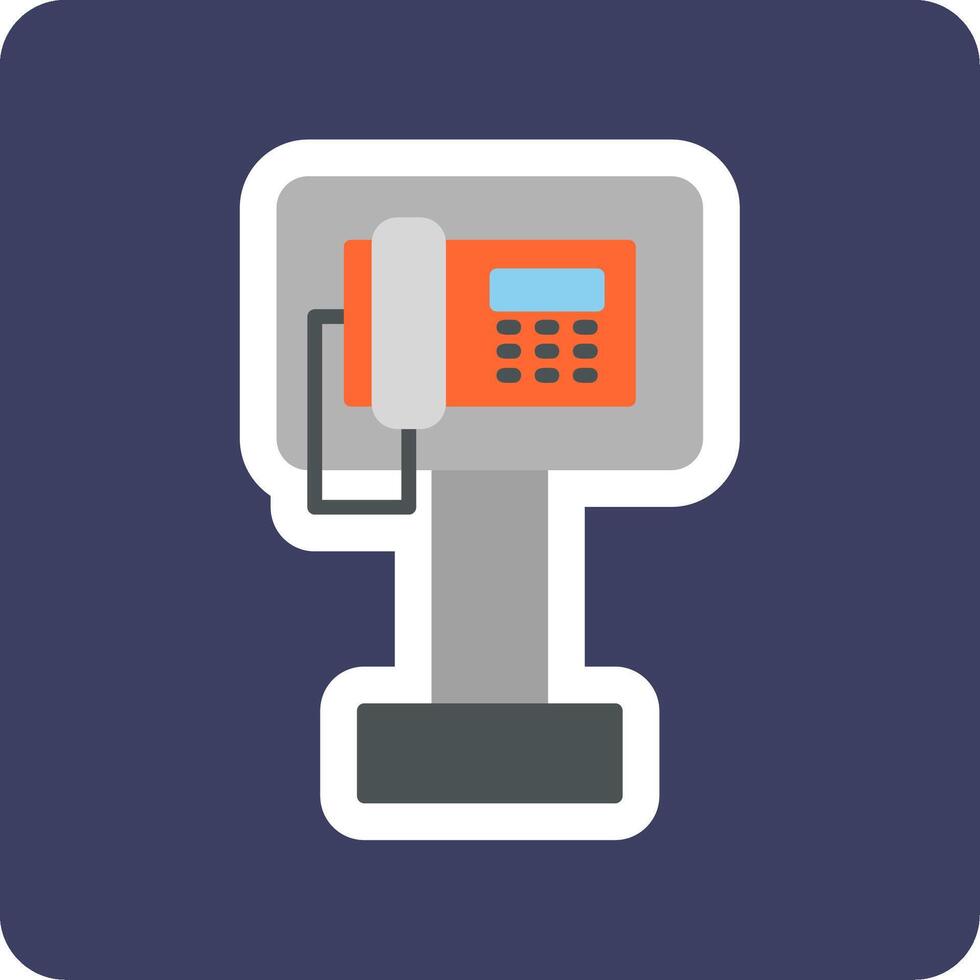 Public Phone Vector Icon