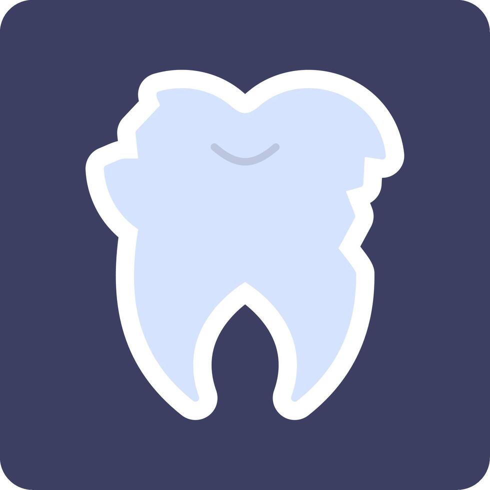 Broken Tooth Vector Icon