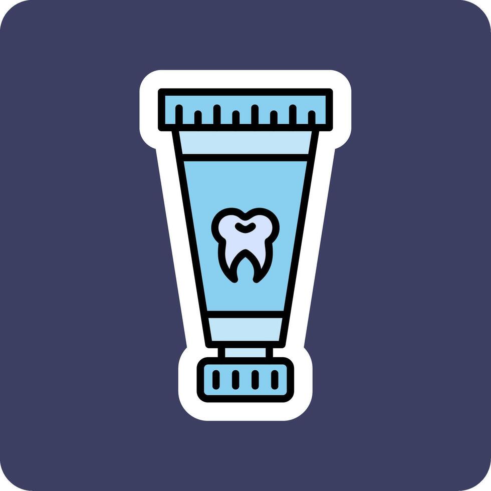 Toothpaste Vector Icon