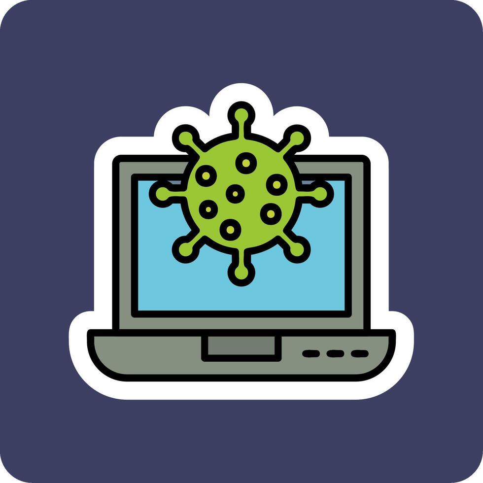 Virus Attack Vector Icon