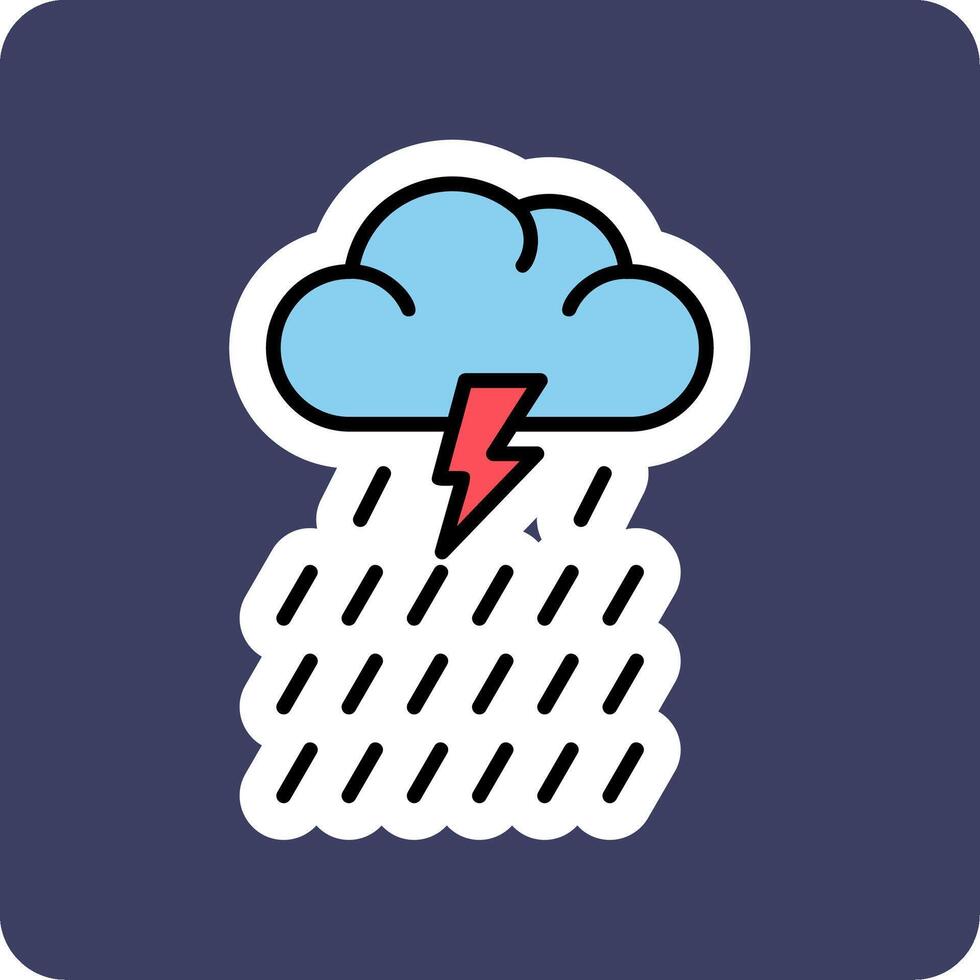 icono de vector de lluvia