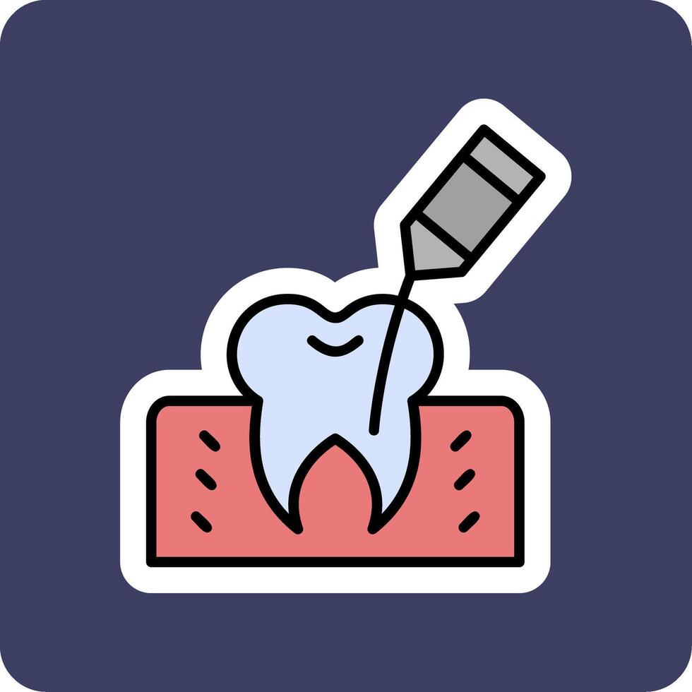 Root Canal Vector Icon