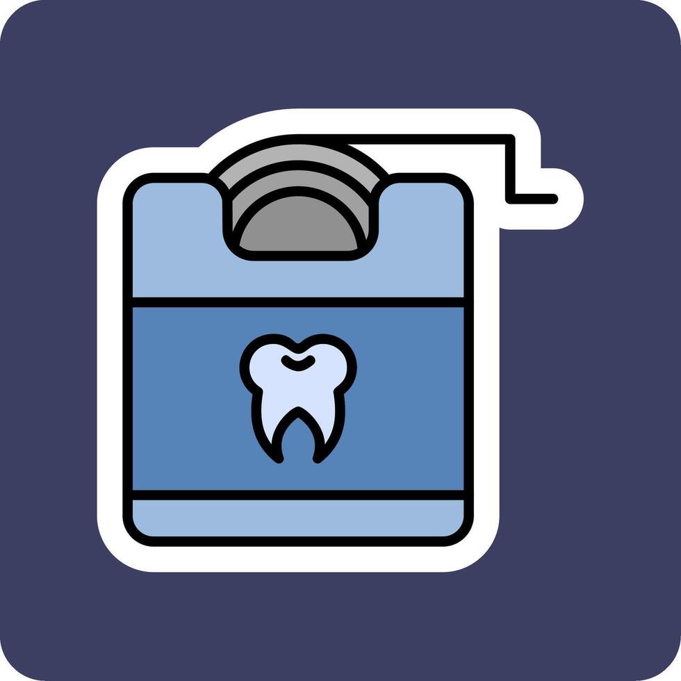 Dental Floss Vector Icon