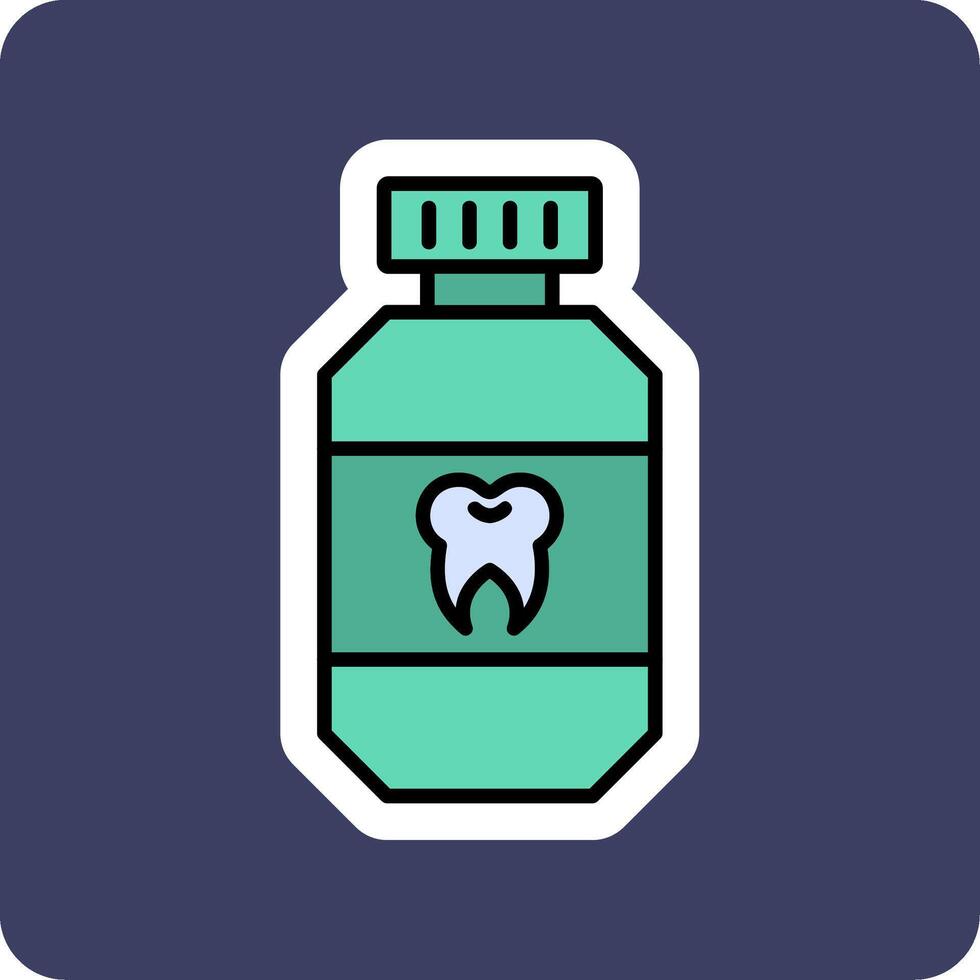 Mouthwash Vector Icon