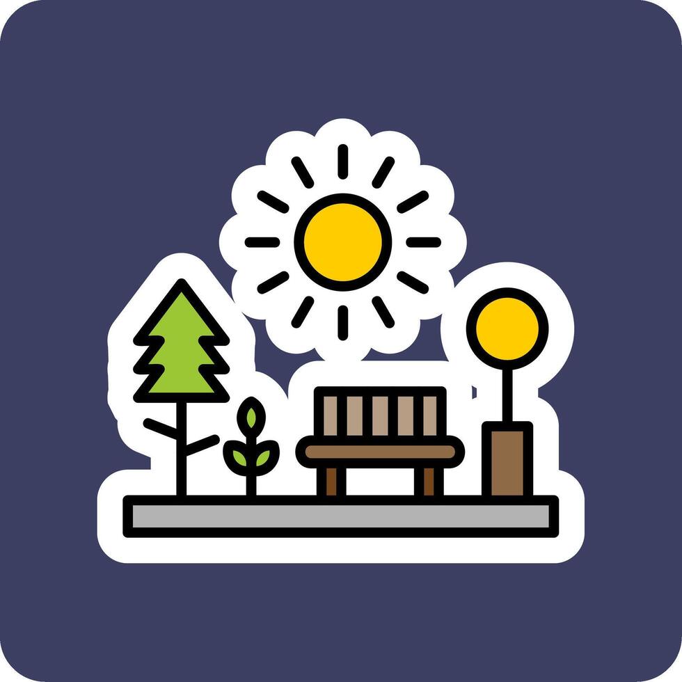 Park Vector Icon