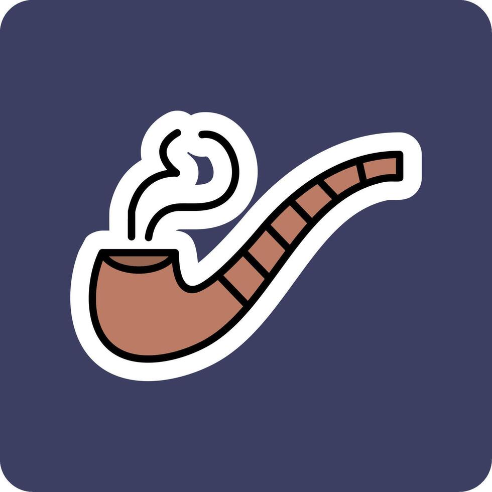 Smoking Pipe Vector Icon