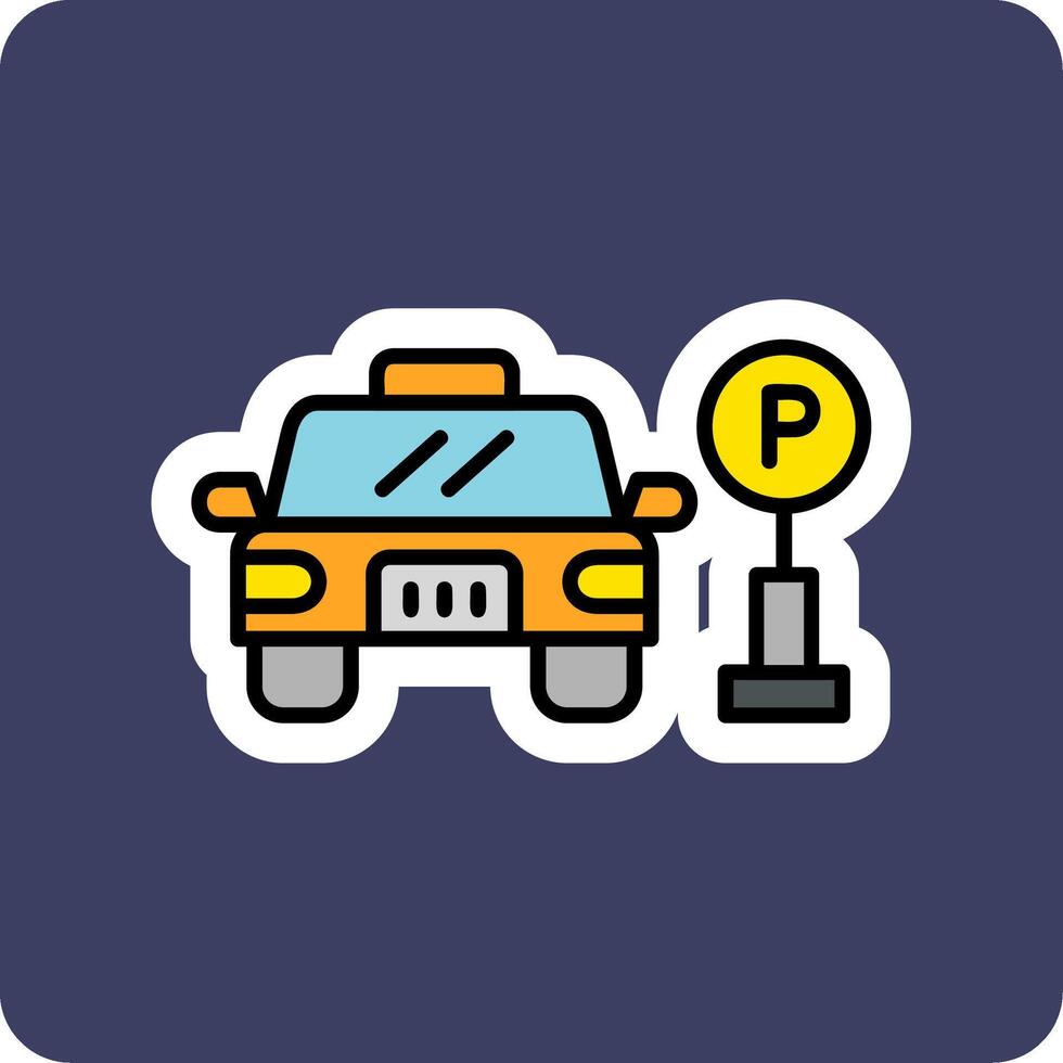 Parking Area Vector Icon