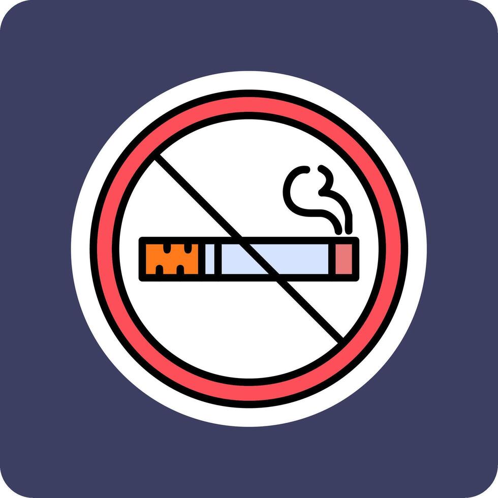 No Smoking Vector Icon