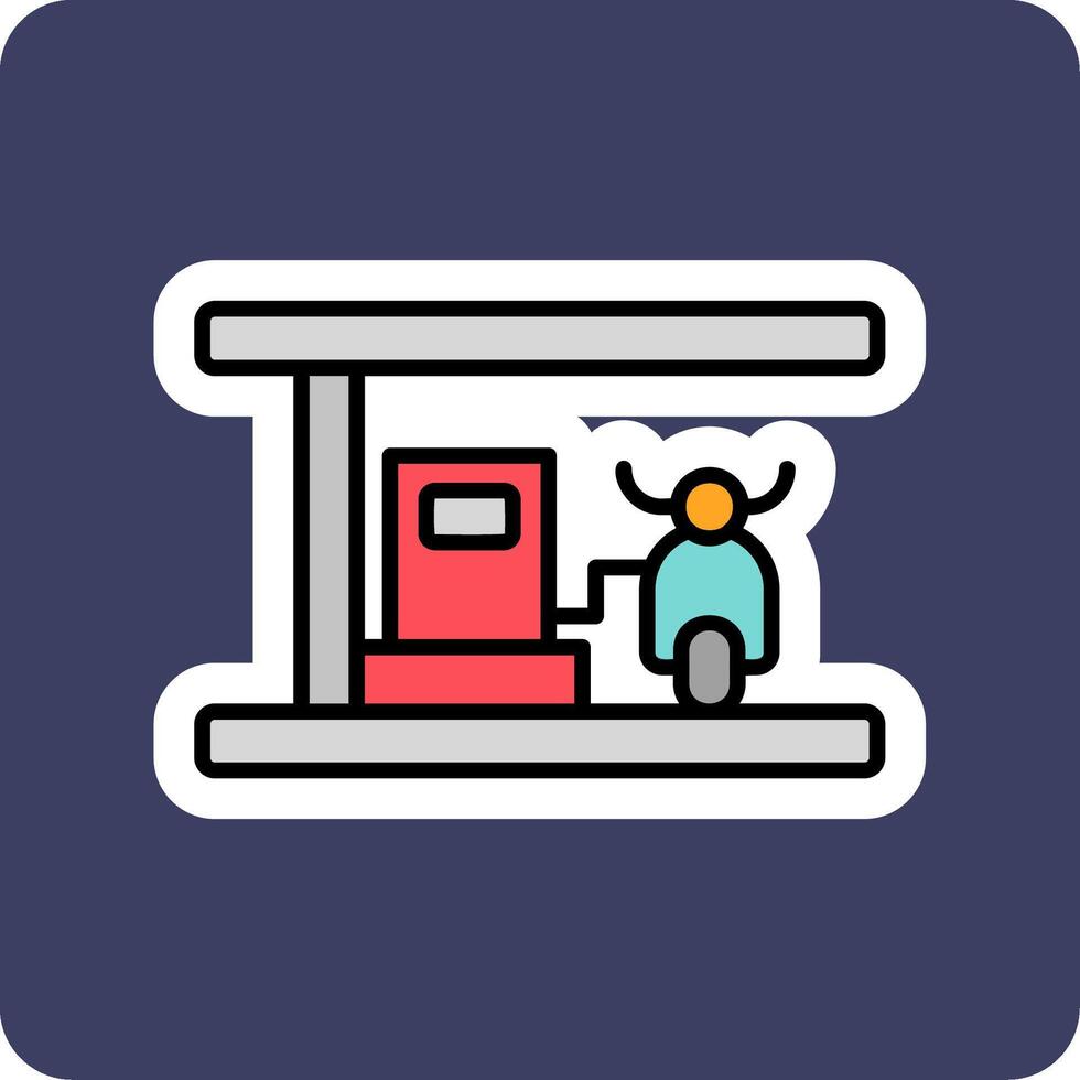 Gas Station Vector Icon