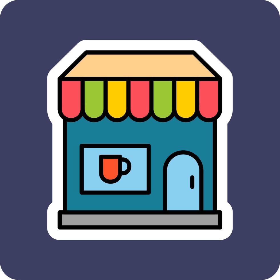 Coffee Shop Vector Icon