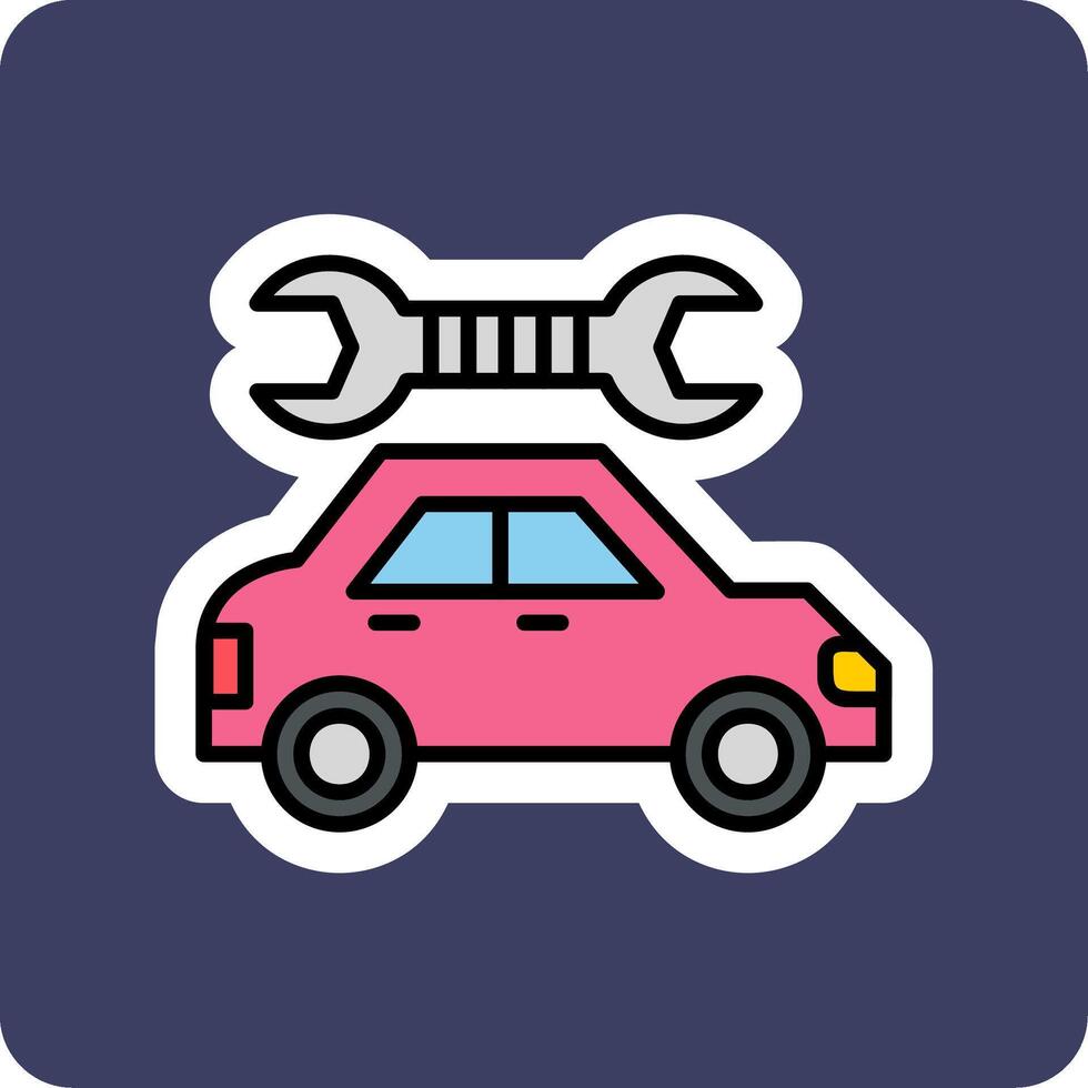 Car maintenance Vector Icon