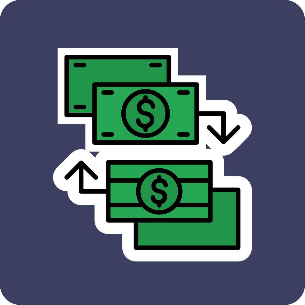 Money Exchange Vector Icon