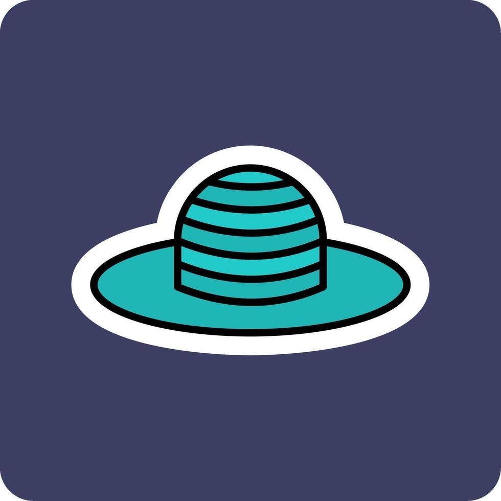 Dom sombrero vector icono