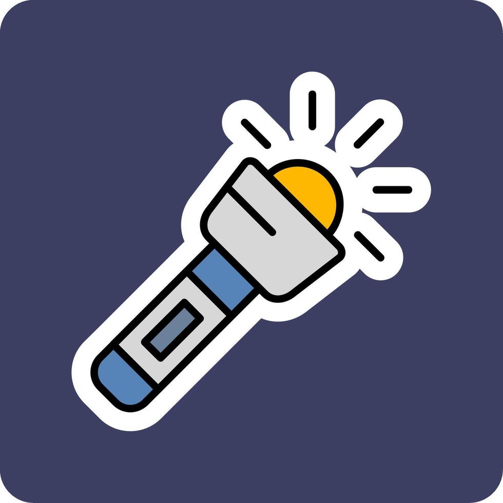 Flashlight Vector Icon
