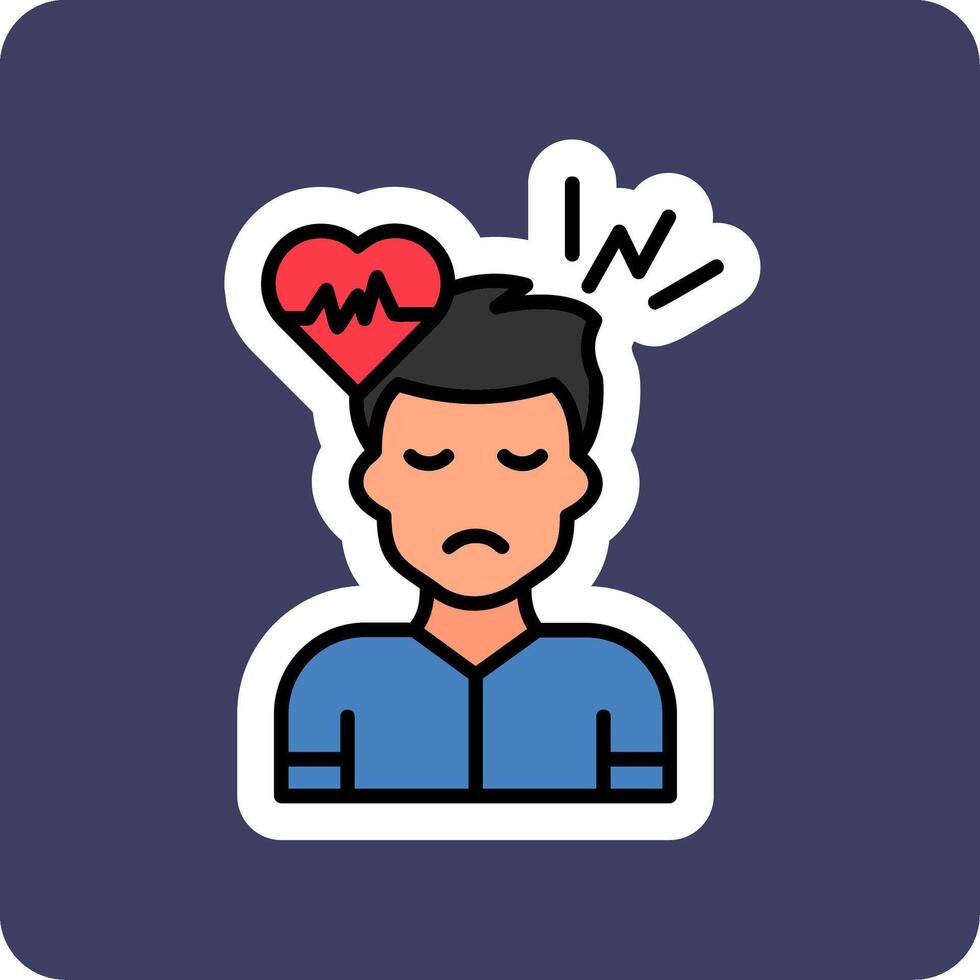 Tachycardia Vector Icon