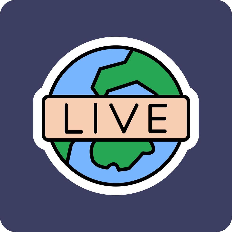 Live Broadcast Vector Icon