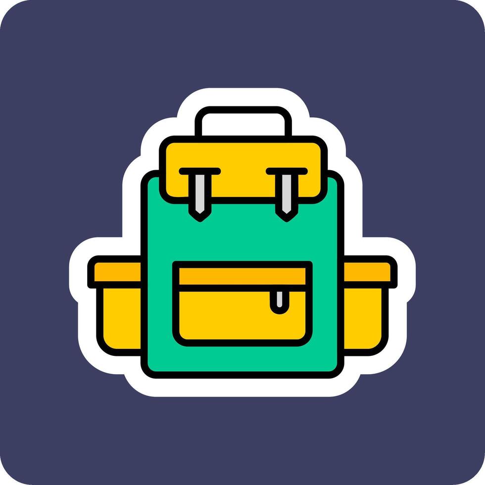 Backpack Vector Icon