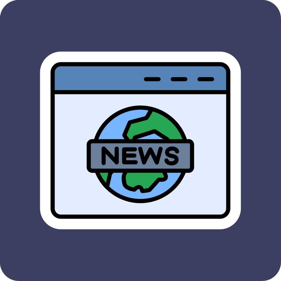 News Report Vector Icon