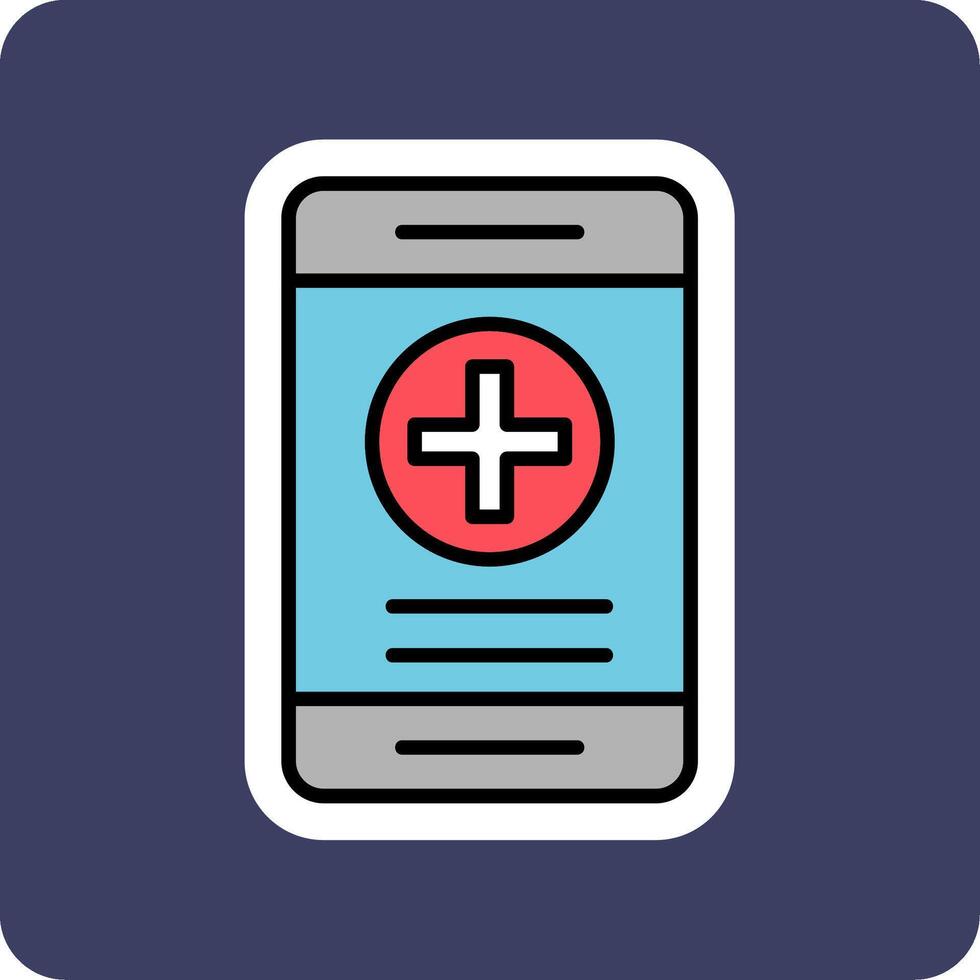 Online Health Insurance Vector Icon