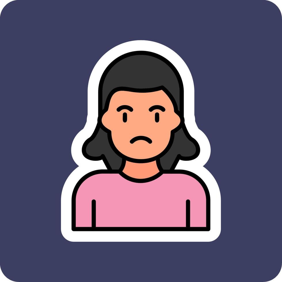 Sad Vector Icon