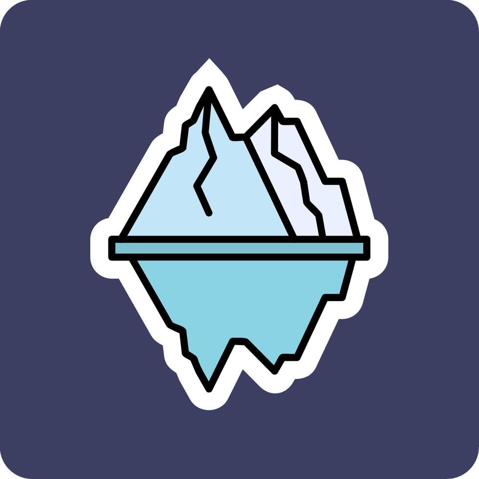 Iceberg Vector Icon
