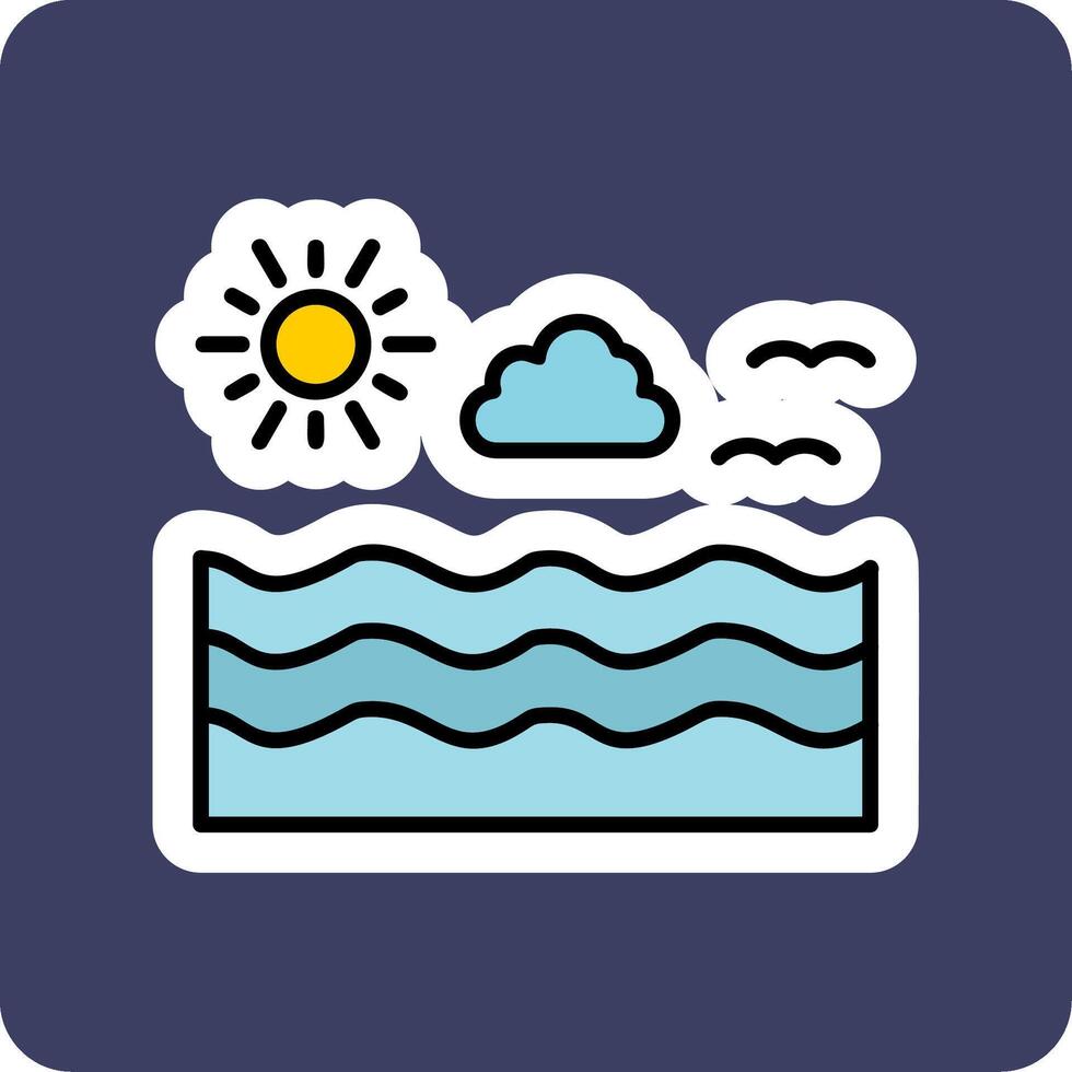 Sea Vector Icon