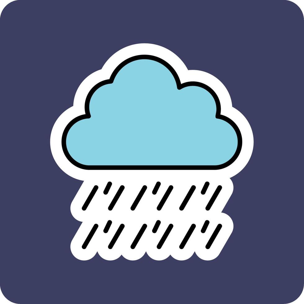 icono de vector de lluvia