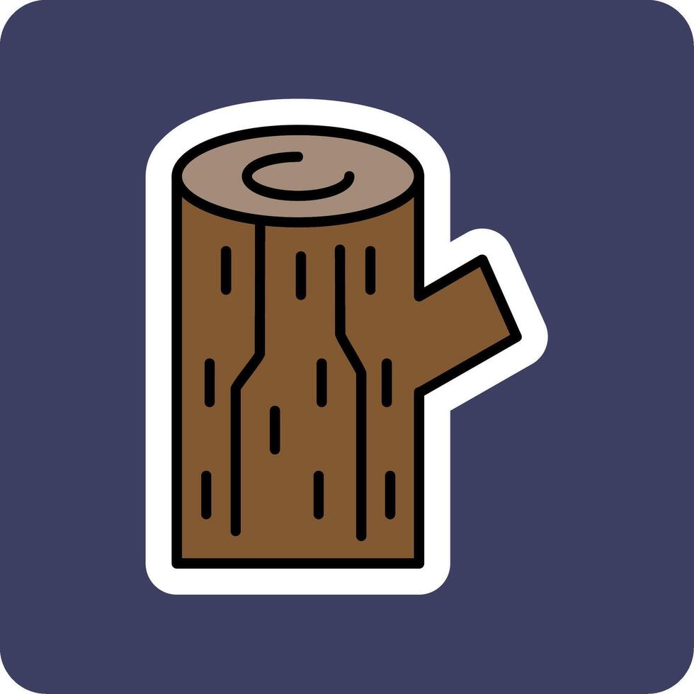 icono de vector de madera