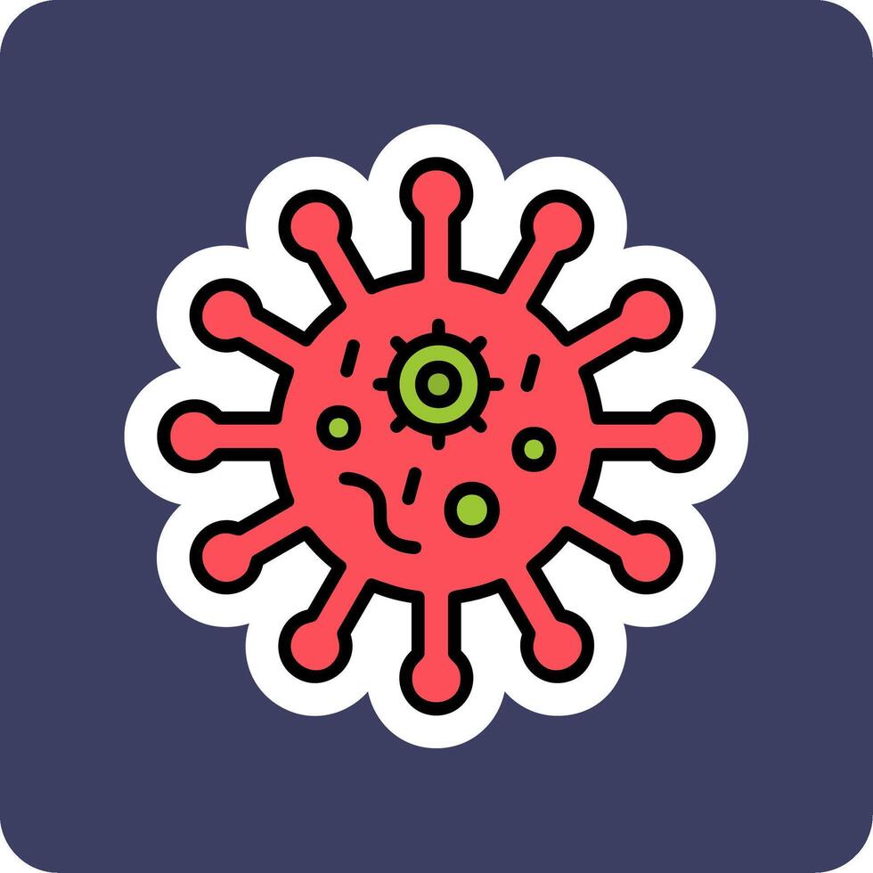 Virus Vector Icon
