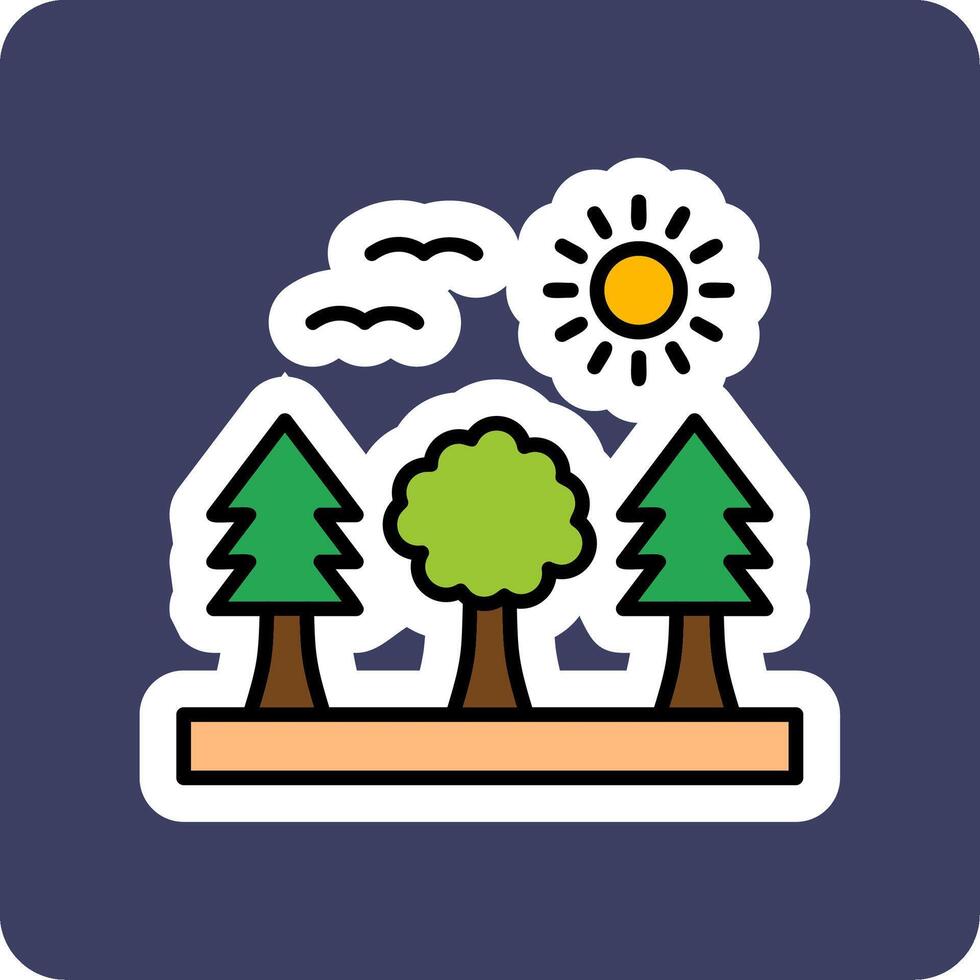 Forest Vector Icon