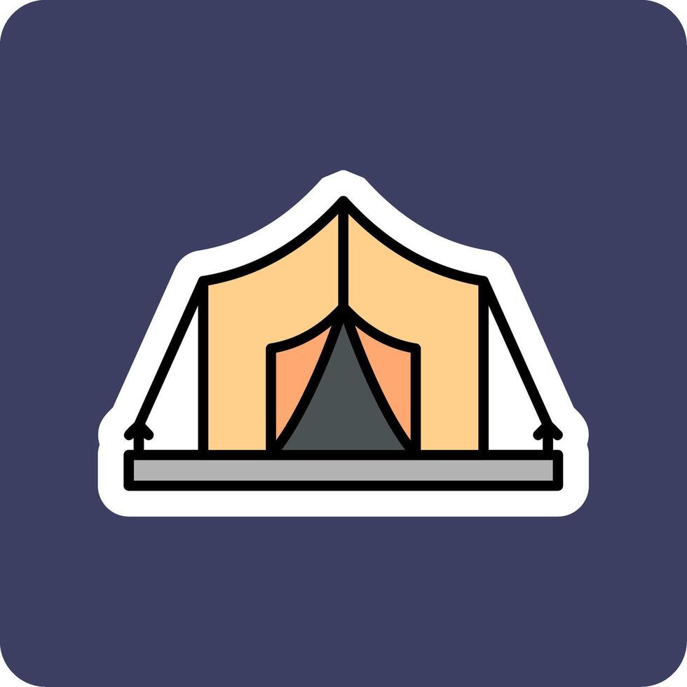 Tent Vector Icon