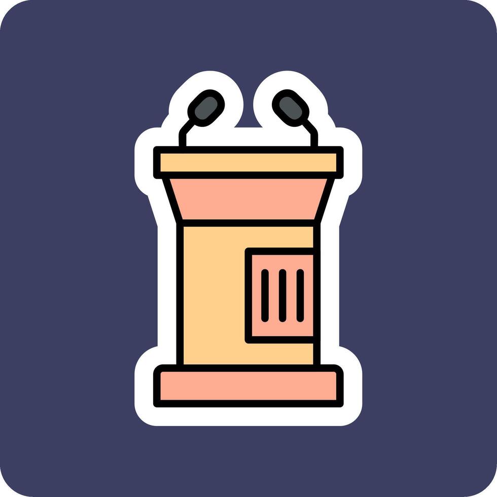 Lectern Vector Icon