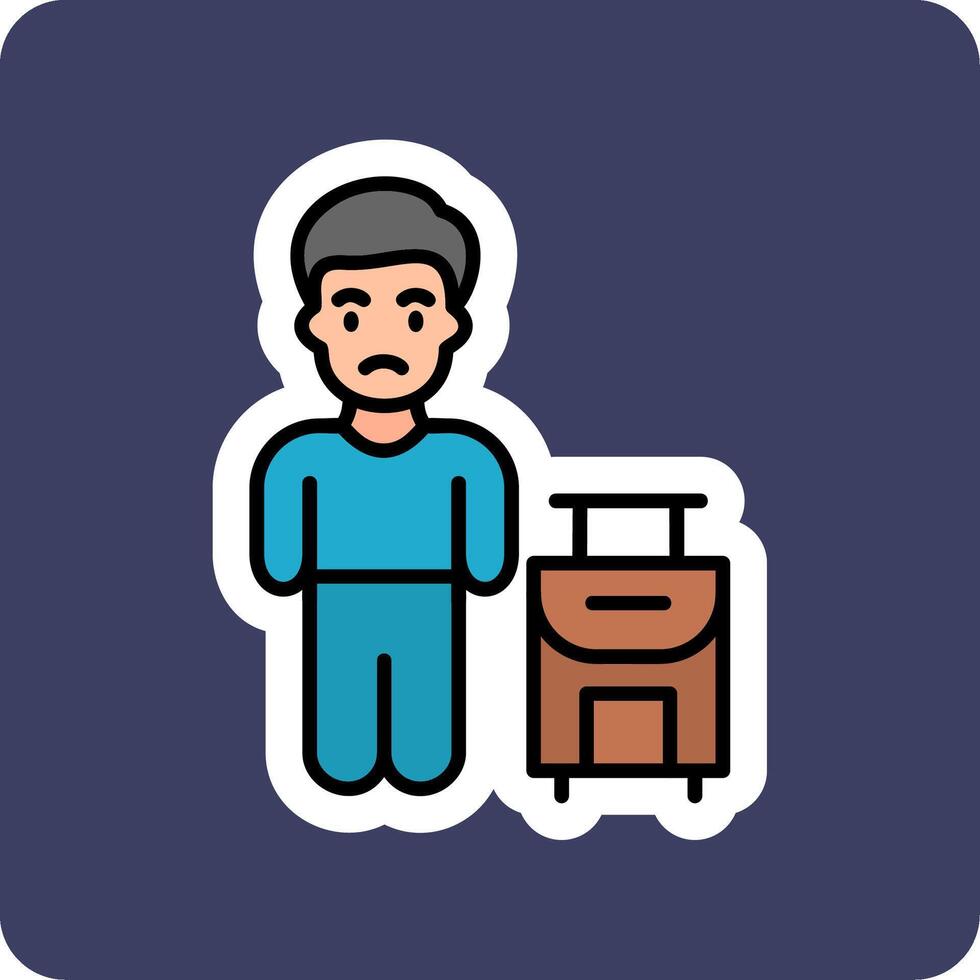 Refugee Vector Icon