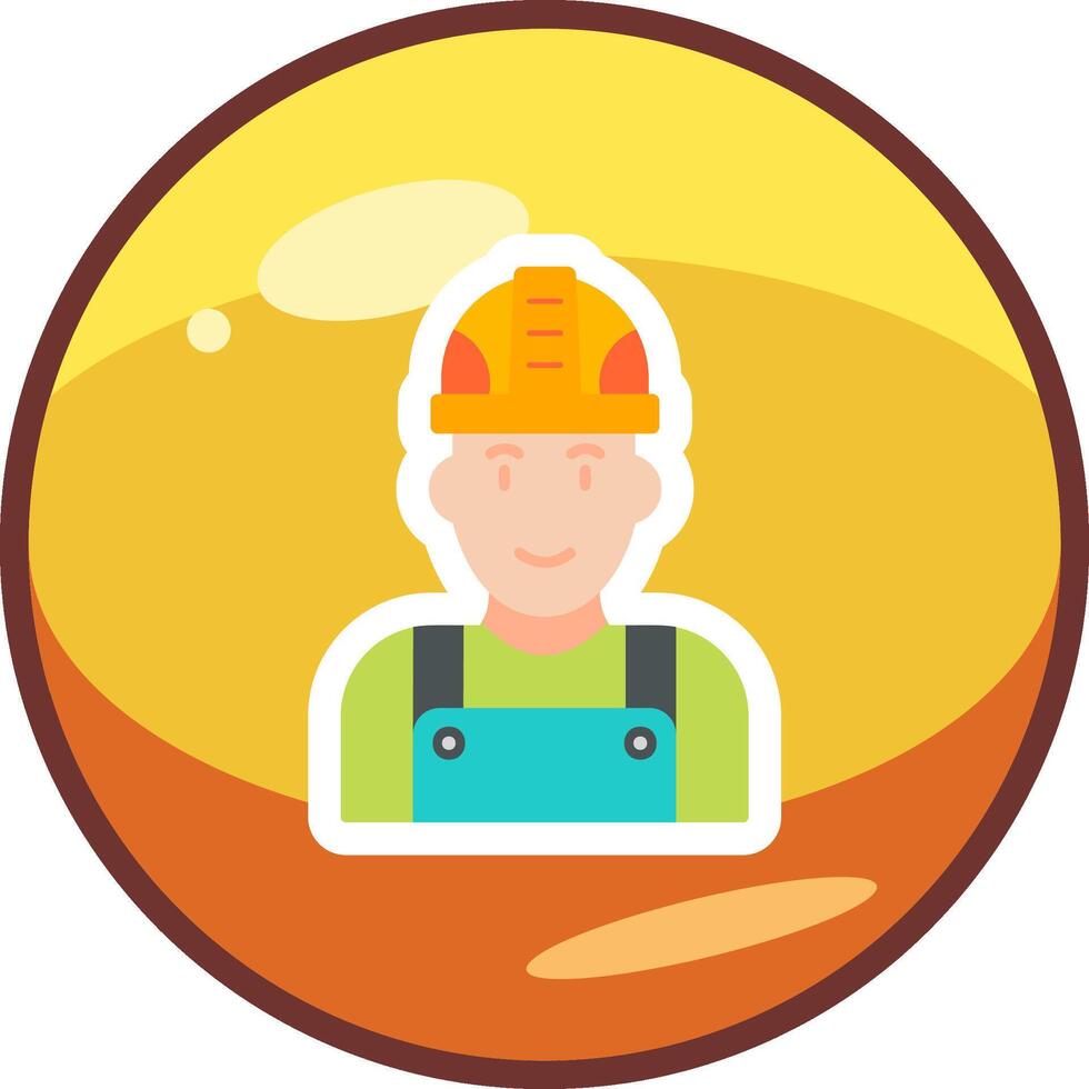 Factory Worker Vector Icon