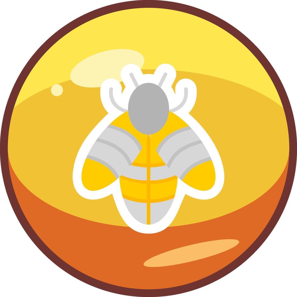 icono de vector de abeja