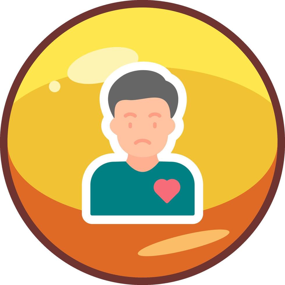 Volunteer Man Vector Icon