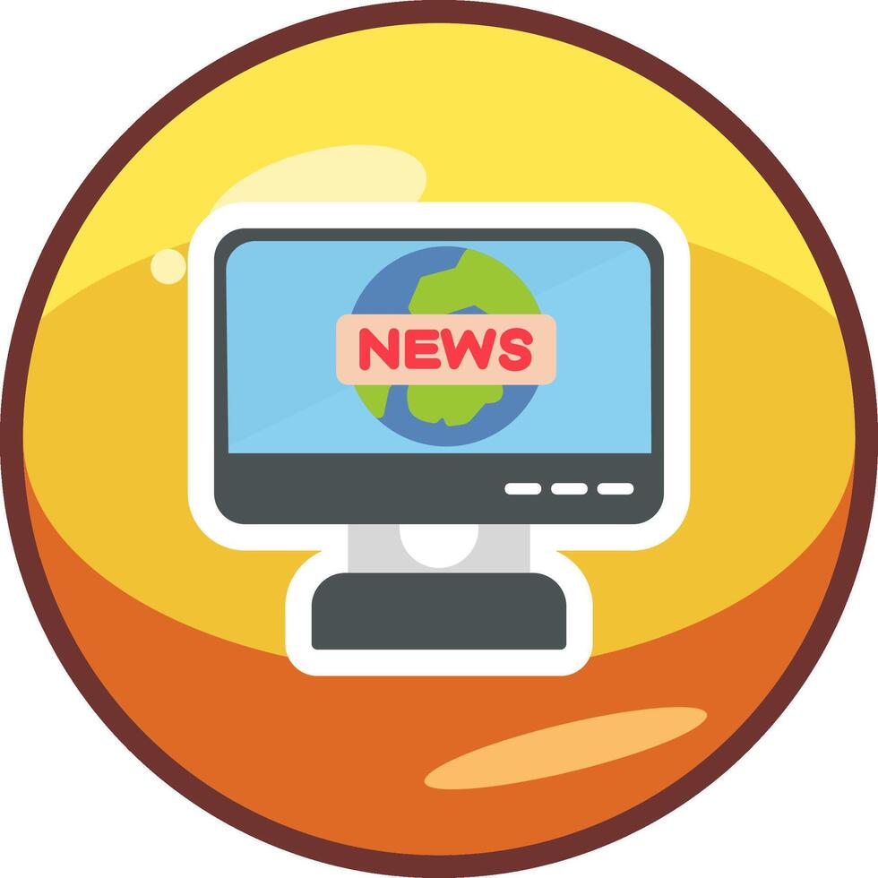 News Report Vector Icon