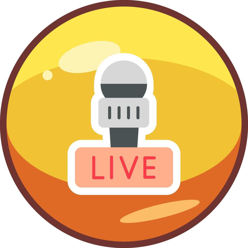 Live Vector Icon