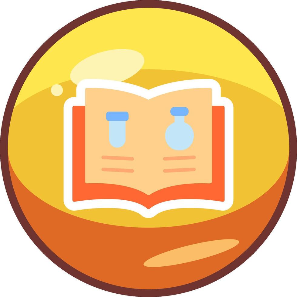 Science Book Vector Icon